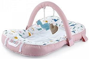 Covoras de joaca copii BABYJEM Sit and Play Pink