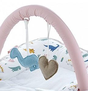 Covoras de joaca copii BABYJEM Sit and Play Pink