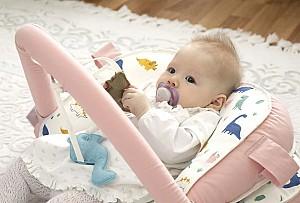 Covoras de joaca copii BABYJEM Sit and Play Pink