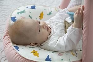 Covoras de joaca copii BABYJEM Sit and Play Pink