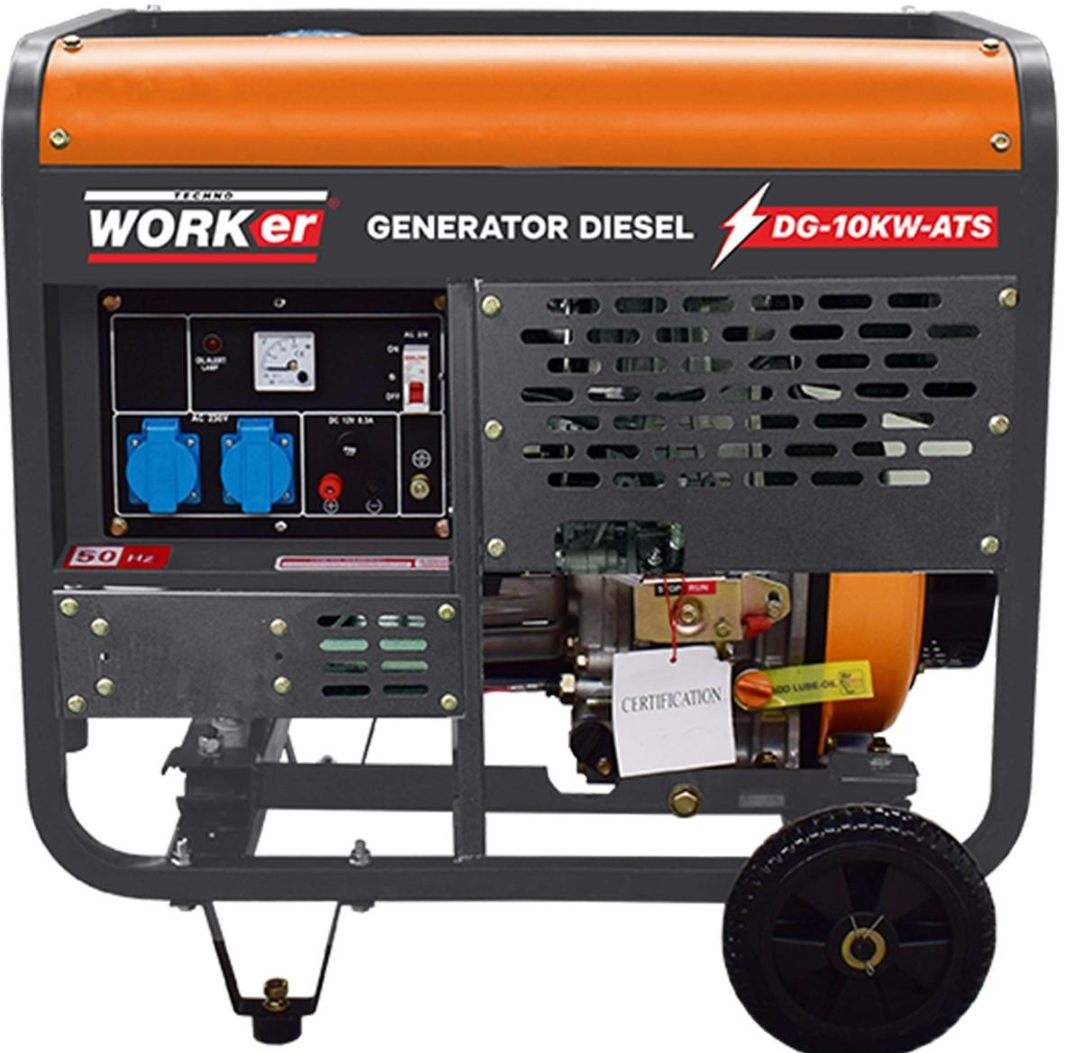 Generator electric de curent TECHNOWORKER 10KW-ATS