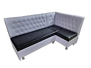 Coltar bucatarie LIVO Mobili Md White/Black (extensibil)