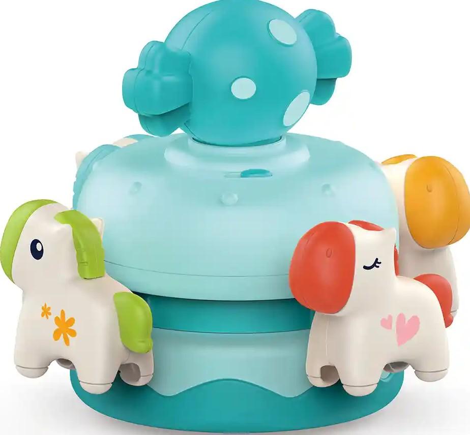 Jucarie interactiva Huanger Blue merry Horse HE8048