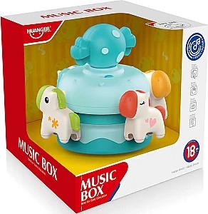 Jucarie interactiva Huanger Blue merry Horse HE8048