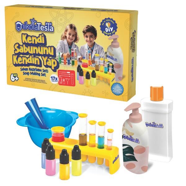 Set de cercetare pentru copii Play Toys Fabrica DIY de Săpun Lichid
