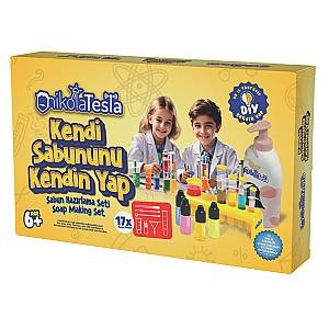 Set de cercetare pentru copii Play Toys Fabrica DIY de Săpun Lichid