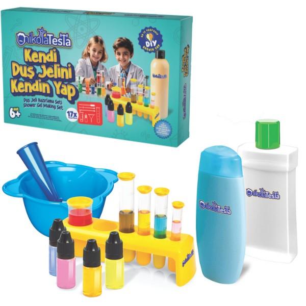 Set de cercetare pentru copii Play Toys Fabrica DIY de Gel de Duș