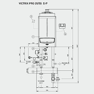 Cazan pe gaz Immergas Victrix 55 Pro