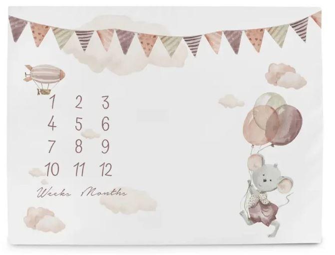 Covoras de joaca copii Ceba Baby Basic Mouse