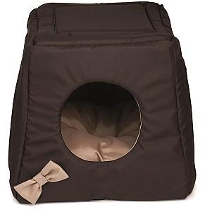 Pat pentru pisica Comfy House LOLA TRIO Brown/Pink