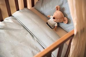 Lenjerie de pat Jollein Twinkling Sea Green