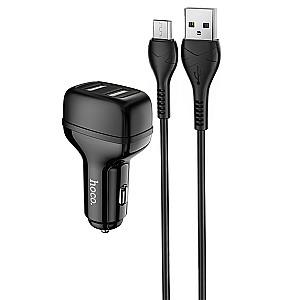 Incarcator auto HOCO Z36 Leader + USB Micro