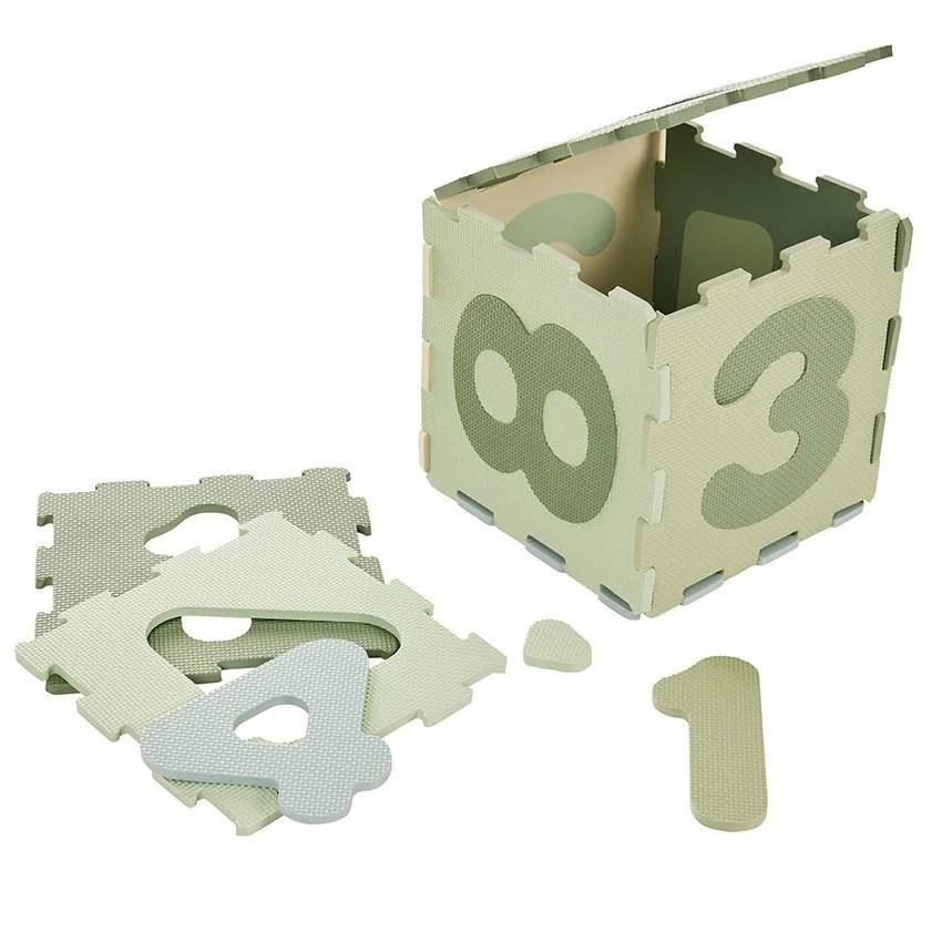 Covoras de joaca copii Premaman cu cifre, 10 piese