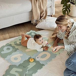 Covoras de joaca copii Premaman cu cifre, 10 piese