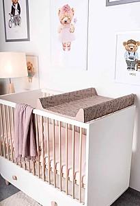 Saltea de infasat Ceba Baby Basic Flowers