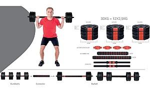 Haltera Pure Hybrid Dumbell Set 30kg