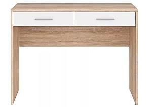 Masa de birou Yasen Nepo BIU2S Stejar Sonoma/Niphea Alba