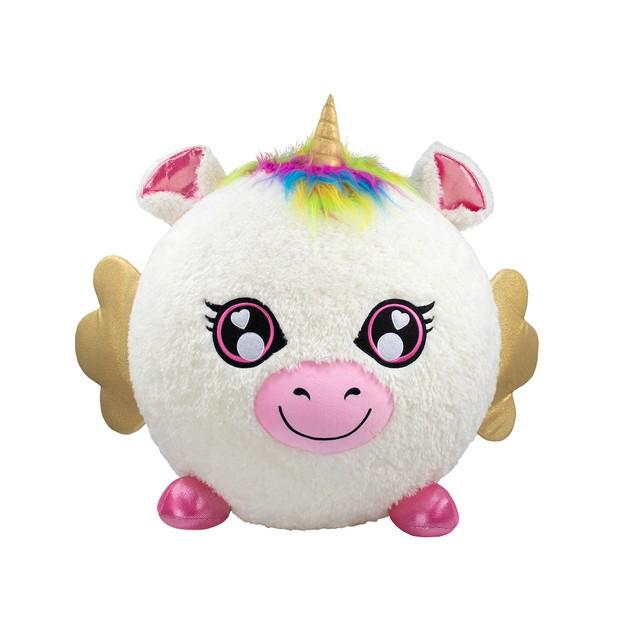 Jucarie interactiva Biggies White Unicorn 22 cm