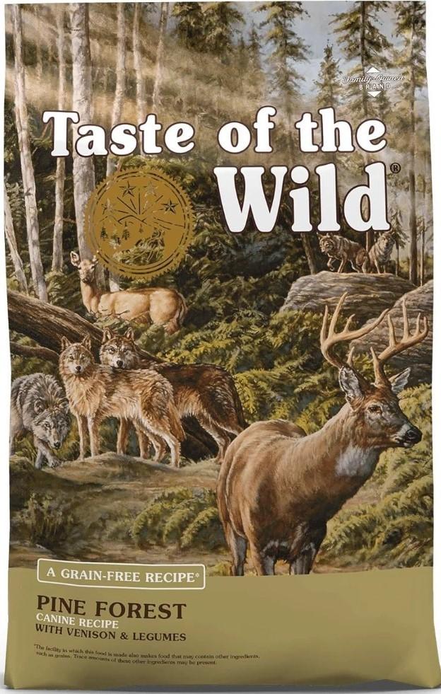 Hrana uscata pentru caini Taste of the Wild PINE FOREST CANINE VENISON&LEGUMAS 12.2kg