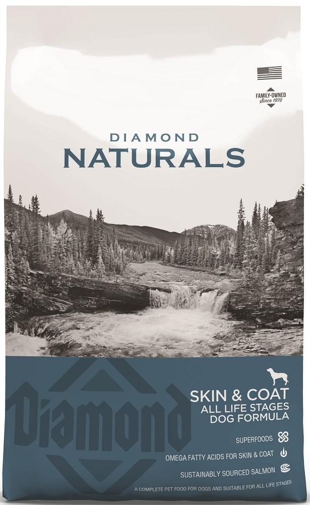 Hrana uscata pentru caini Diamond Naturals SKIN&COAT ALL LIFE STAGE 15KG