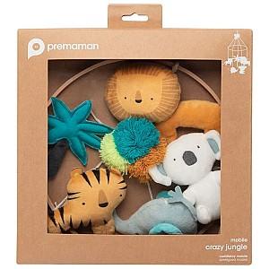 Carusel pentru patuc Premaman Crazy Jungle