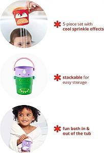 Jucărie pentru apă și baie Skip Hop Multi Zoo Stack&Pour