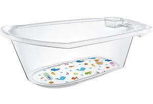 Cada pentru bebelusi BABYJEM transparenta Alba