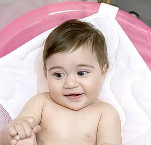 Cada pentru bebelusi BABYJEM transparenta Roz