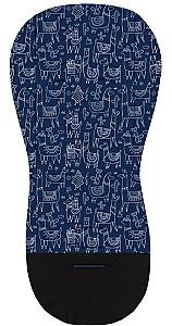 Saltea pentru carucioare Petite&Mars Foamy Blue Lama