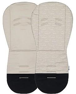 Saltea pentru carucioare Petite&Mars Foamy Beige Whale