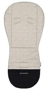Saltea pentru carucioare Petite&Mars Foamy Beige Whale