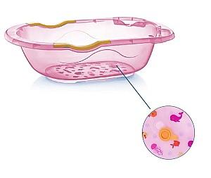 Cada pentru bebelusi BABYJEM transparenta Roz