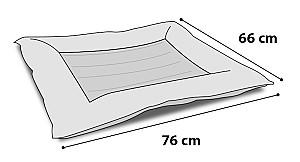 Pat pentru caine Flamingo FRESK DROP Grey M