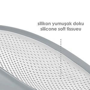 Cada pentru bebelusi BABYJEM Soft Basic Gri