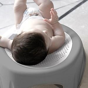 Cada pentru bebelusi BABYJEM Soft Basic Gri