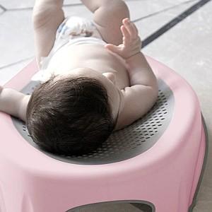 Cada pentru bebelusi BABYJEM Soft Basic Roz