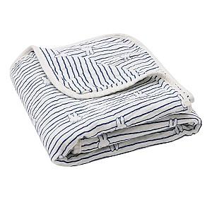 Pled Jollein Muslin Miffy Stripe Navy