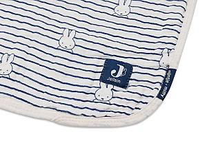 Pled Jollein Muslin Miffy Stripe Navy