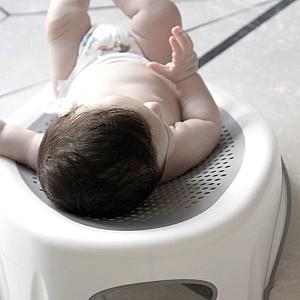 Cada pentru bebelusi BABYJEM Soft Basic Alb