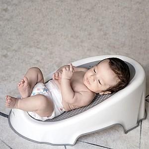 Cada pentru bebelusi BABYJEM Soft Basic Alb