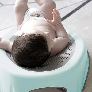 Cada pentru bebelusi BABYJEM Soft Basic Albastru