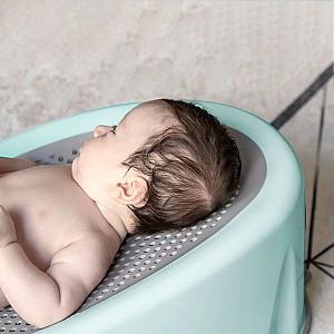 Cada pentru bebelusi BABYJEM Soft Basic Albastru