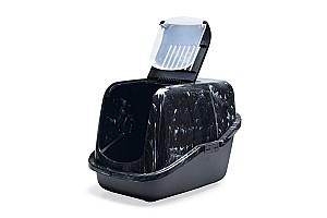 Litiera acoperita pentru pisici Beeztees NESTOR Marble