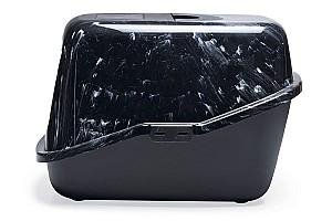 Litiera acoperita pentru pisici Beeztees NESTOR Marble