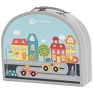 Set de jucarii Premaman Crazy City Car Circuit