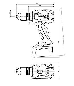 Masina de gaurit METABO BS 18 LTX Impuls