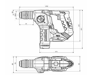 Ciocan rotopercutor METABO BH 18 LTX BL 16 (600324850)