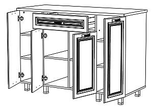 Comoda ML Mobila Mira Bufet 2 Alb