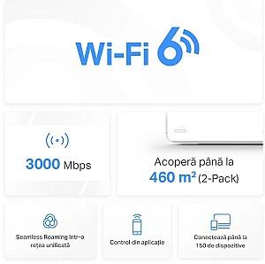 Sistema Mesh Mercusys Halo H80X(2-pack)