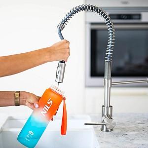 Sticla pentru apa Nils Camp NCD68 ORANGE/BLUE